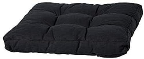 Madison Loungekissen Florance 73x73 cm Basic Black 10 cm dick flexibel in der Form anpassbar, sehr pflegeleicht/Sitzkissen