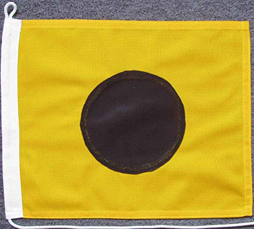 flaggenmeer® Signalflagge I - India ca. 20 x 24 cm
