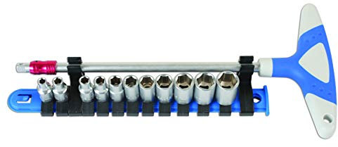 Laser 6346 T-Handle Socket Set 1/4D 12pc