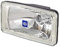 HELLA 1FD 005 700-471 Halogen-Spotlight - Comet 550 - 12V - Rectangular - Reference number: 17.5 - Bolted - Patterned diffusing lens - Lens Colour: Crystal clear - right/left