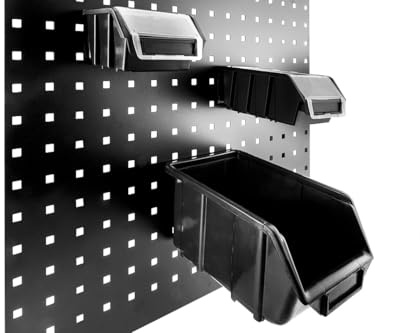 TOPEX Stapelbox 360x225x165 mm Lagerbox Sichtlagerkästen Sichtlagerboxen Sichtboxen Stapelkasten