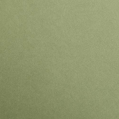 Clairefontaine - Ref 48070C - Maya Coloured Smooth Drawing Paper (Pack of 25 Sheets) - 270gsm Paper - A3 (42 x 29.7cm) - Khaki Colour - Deep Dyed, Acid Free, pH Neutral