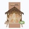 WEIGLA - Dekoleuchte original Erzgebirge I Motiv Vogelhaus I 1 Lampe I 7 W, E14 I Dekoration innen I Ganzjahresbeleuchtung aus Holz I Fensterdeko