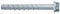 Fischer Viti per Calcestruzzo UltraCut FBS II 10x260 205/195/175 US con Testa Esagonale e Rondella Integrata per Fissaggio e Rinforzo Solai in Cemento, Riultilizzabili, per Zona Sismica C1 e C2, 20 pz