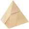 Goki HS108 Pyramide mit 3 Seiten, Puzzle, gemischt