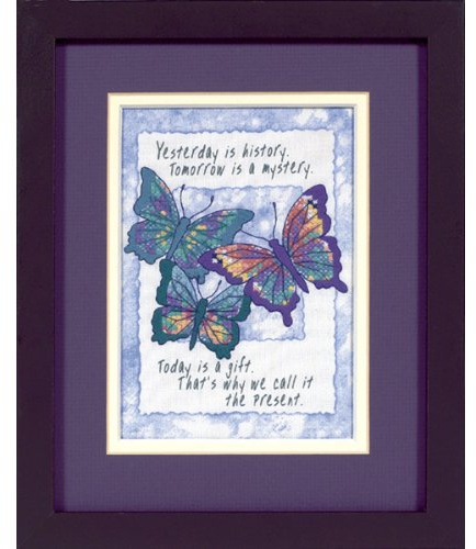 Dimensions Today is A Gift, Cotton, 5x7