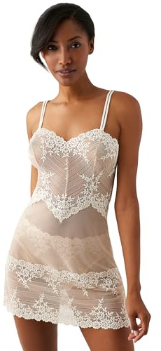 Wacoal Embrace Lace Chemise Natural Nude/Ivory MD
