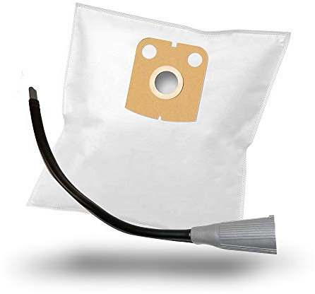 MisterVac | 10 Staubsaugerbeutel + Flexdüse kompatibel mit Fakir Prestige 1800 Öko Power
