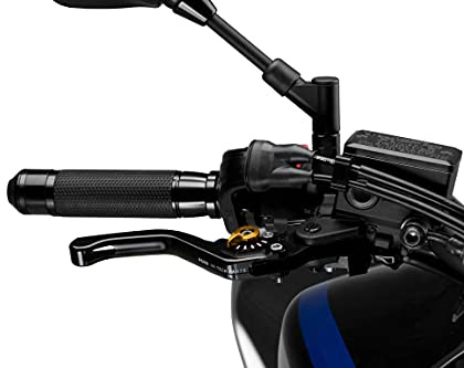 PUIG 130NO 3.0 brake lever, Fixed, Black with selector, Gold