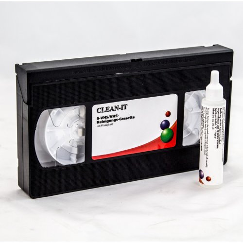 XTC R-VHS Cassette de nettoyage S-VHS/VHS, pour magnétoscope, électronique