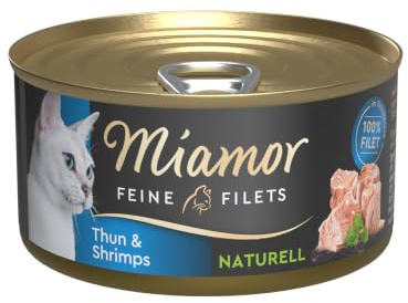 Miamor Feine Filets Naturell Thun & Shrimps 24x80g