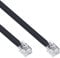 InLine 18840 Modularkabel RJ12, Stecker / Stecker, 6adrig, 6P6C, 10m