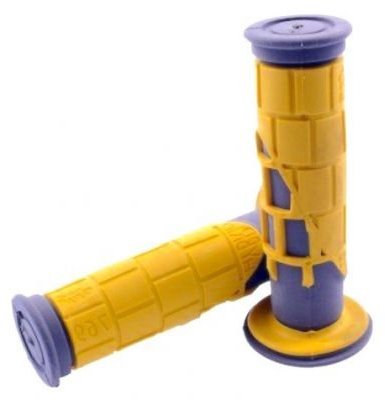Lenkergriffe PROGRIP Griffe 769 grau gelb Roller Scooter Motorrad