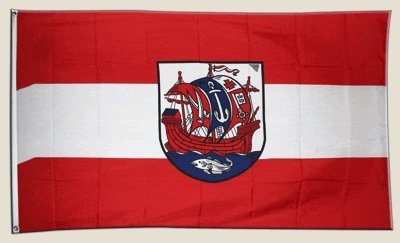 Flaggen Deutscher Städte von Flaggenfritze Fahne/Stadtflagge Bremerhaven NEU 90 x 150 cm Flagge [Misc.]
