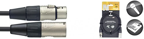 Stagg NMC1R 1m N-Series XLR Male to XLR Female Microphone Cable