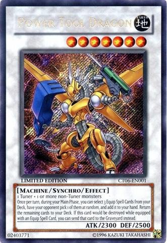 Yu-Gi-Oh! - Power Tool Dragon (CT06-EN001) - 2009 Collectors Tins - Limited Edition - Secret Rare