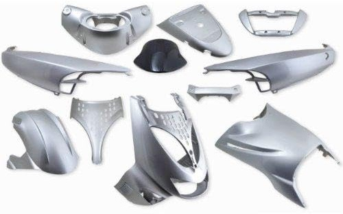 Verkleidungskit StylePro komplett, 10-teilig für Aprilia SR50, Silber