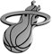 FANMATS 14863 Miami Heat 3D Chrom Metall Auto Emblem