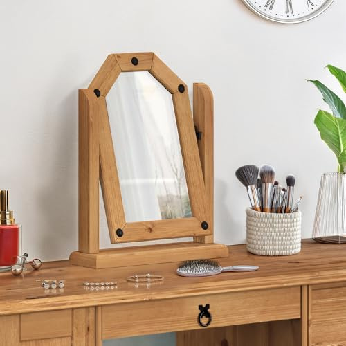 Mercers Furniture Corona Single Mirror - Pine