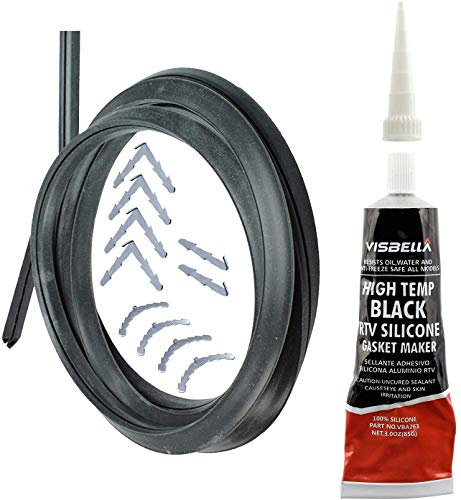 2.9m Cut to Size Door Seal + Silicone Glue for Smeg 3 or 4 Sided Oven Cooker (Rounded or 90º Clips)