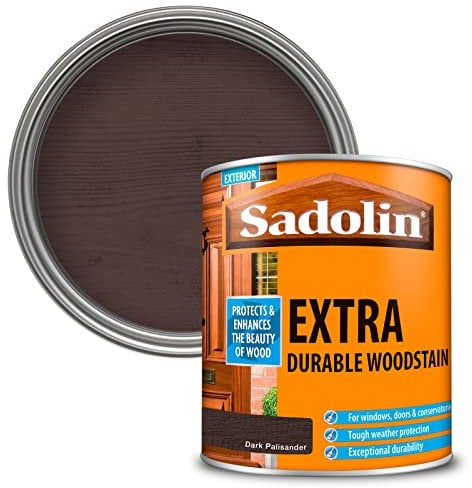 Sadolin EXTRA WOODSTAIN (YELLOW TIN) 1lt - Dark Palisander