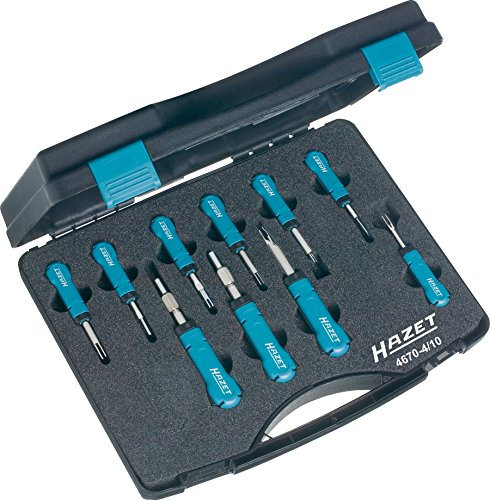 Hazet System-Kabel-Entriegeler-Sortiment, Anzahl Werkzeuge: 10, 1 Stück, 4670-4/10