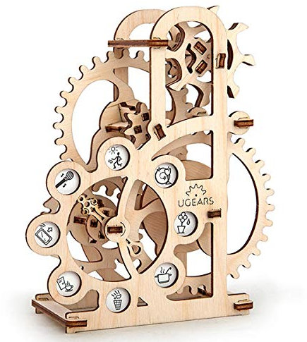 UGEARS Mechanisches 3D-Puzzle Dynamometer Modell - DIY Puzzle Lernspielzeug und Holzbausatz für Kinder