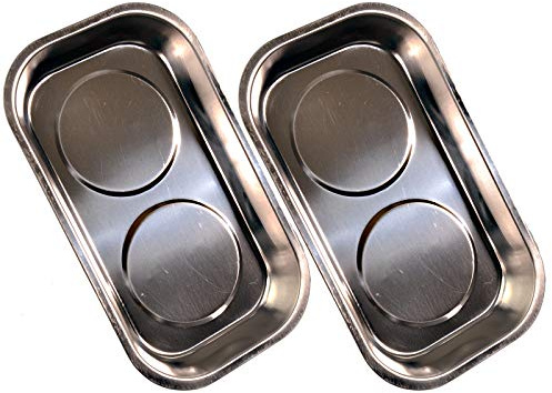 2 pezzi Magnet piatto rettangolare, in acciaio inox 240 X 140 X 45 mm