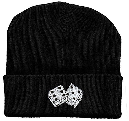 Hip-Hop Mütze Würfel 56542 schwarz