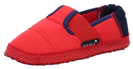Nanga Mädchen Klette 06 Flache Hausschuhe, Rot, 26 EU