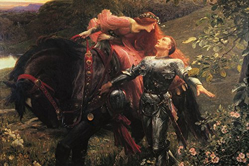 Frank Dicksee - La Belle Dame sans Merci - Poster Kunstdruck Art Print - Größe 91,5x61 cm