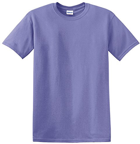 Gildan Mens Heavy Cotton Short Sleeve T-Shirt (S) (Violet)
