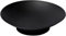 dobar® 35401 Feuerschale Stockholm - Feuerstelle aus Stahlblech - Gartenfeuer für Terrasse/Balkon Eisenschale für Feuer im Garten - Ø 60 x 17 cm - schwarz