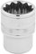 Draper 33368 1/2 Square Drive 12 Point Socket, 22mm Size