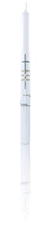 Wiedemann Taufkerze 415/30mm (Gold)