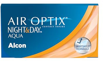 Air Optix Night & Day Aqua Monatslinsen weich | 6 Stück | BC 8.6 mm | DIA 13.8 mm | +04.75 Dioptrien