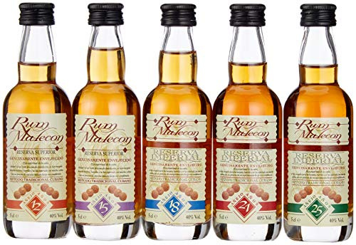 Rum Malecon Reservas Miniset mit Geschenkverpackung (5 x 0.05)