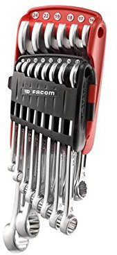 Facom 440.JP14P Combination Spanner Set of 14 Metric 7 to 24mm