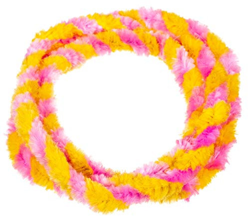 Nabenputzringe WÜMA gelb/rosa, SET, vorne u. hinten, -Nabe 232mm, 760mm lang