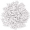 25 mm Mini Pinces à linge en bois Blanc Craft pour décoration de fête de mariage vintage Scrapbooking