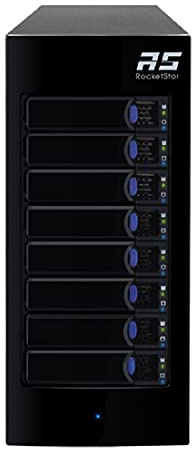 RocketStor 6418TS 8-Bay Q-SATA Turbo RAID Tower Enclosure