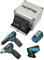 Makita DK1493X1 Taladro Atornillador Percusión Batería 10.8V 2x1.3Ah Estuche