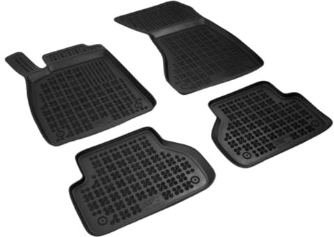 AZUGA 3D Gummi Fußmatten für Audi A4 Limousine/A4 Avant ab 10/2015-2024 | B9/8W. rutschfest, wasserdicht, passgenau, TPE Gummimatten, hoher Rand Automatten, AZ10300299