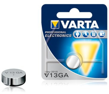 VARTA VV13GA - Pila a bottone, 1,5 V, 125 mAh