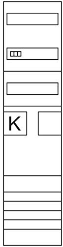 Komplettfeld 1050mm,1-feld,1ZP ZH3ED27N 3250617685573 Hager