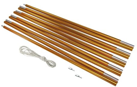 Bo-Camp Ersatz-Set, Gebogene Stange, Aluminium