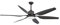Faro Barcelona Tilos 33466 – Ventilateur avec lumière, acier, pales en ABS, diffuseur en verre Opal