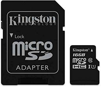 Kingston Carte mémoire microSD 16 Go pour Samsung Galaxy A5 2016 SM-A510F