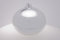 Shophaus24 Weihnachtskugel Outdoor Silber Glanz aus Kunststoff. Durchmesser 20cm 1 Stück