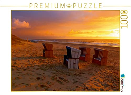 Sylt Sonnenuntergang 1000 Teile Puzzle quer